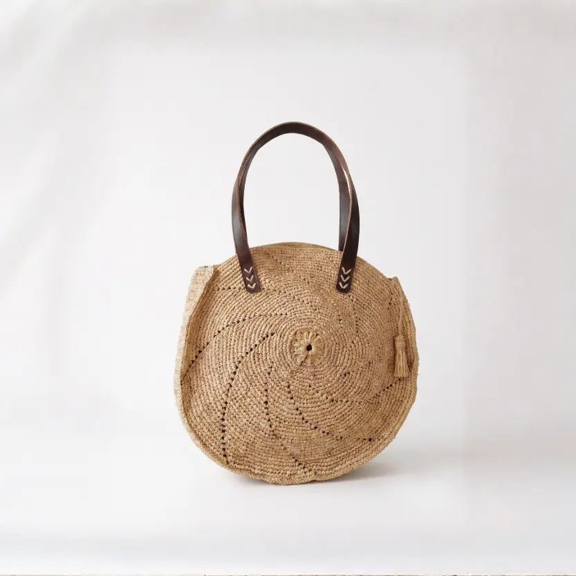 [110.030] Sac tote rond - motif spiral