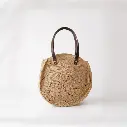 Sac tote rond - motif spiral